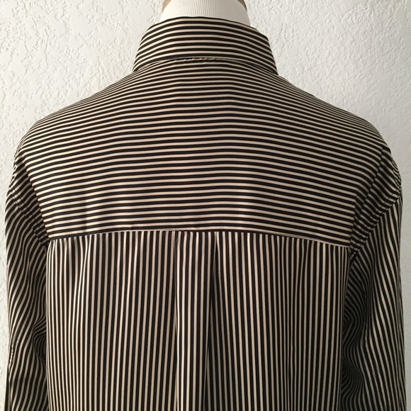 Capulet Satin Stripe Long Sleeve Blouse NWT - Picture 4 of 8